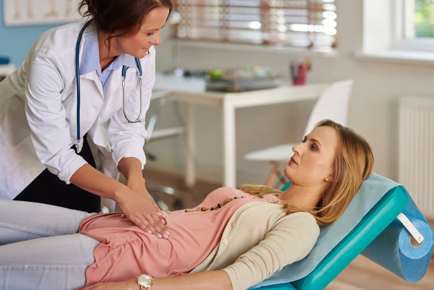 urology consultation, doctor with patient in clinic